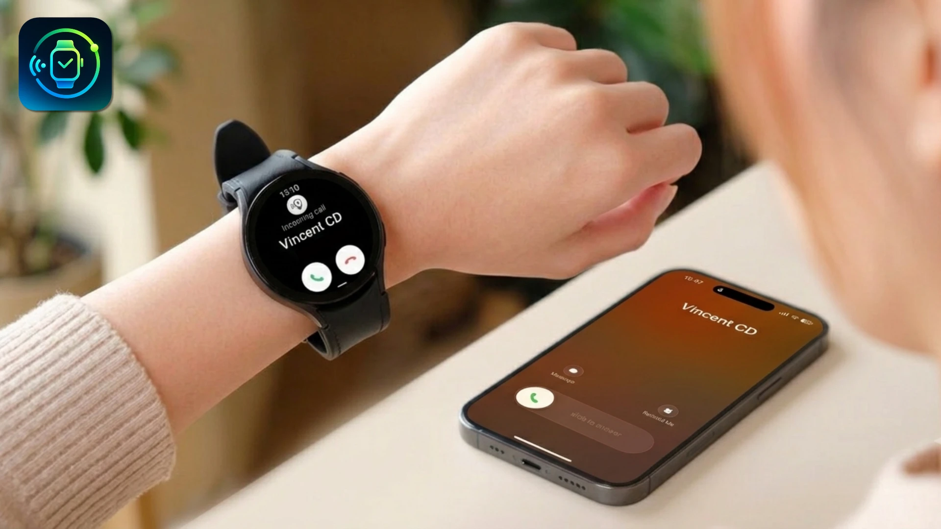 Lynio — Android Watch connected to iPhone